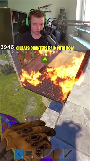 Countering Raid with Bow 😳 #oilrats #rust