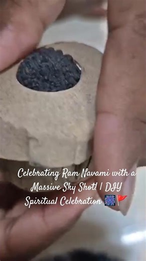 Celebrating Ram Navami with a Massive Sky Shot! | DIY Spiritual Celebration 🎆🚩 Firework!
