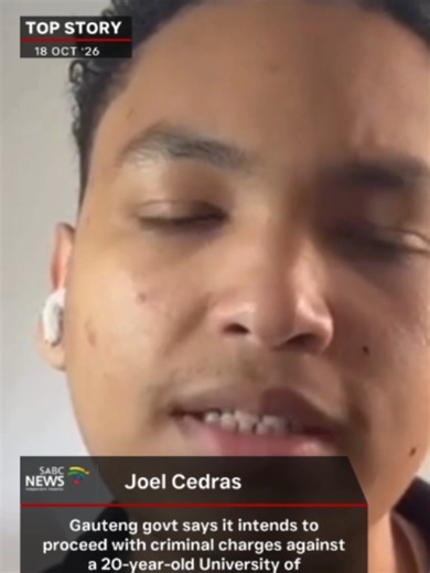 The Gauteng government says it intends to proceed with criminal charges against a 20-year-old University of Stellenbosch IT student who exposed security vulnerabilities in the provincial government’s e-Panic Button App. The student, Joel Cedras, denies hacking the system, saying he identified a security flaw and immediately alerted the provincial government. #SABCNews #SABCNewsOnline #gautenggovernment #following #fyp