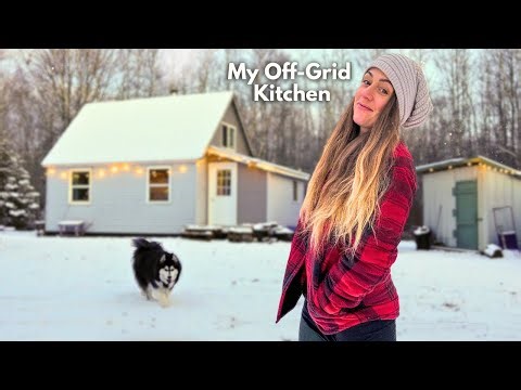 Building My Off-Grid Cabin Kitchen | Getting Ready for the Holidays