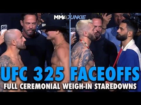 UFC 325 full card final faceoffs: Volkanovski vs. Lopes 2 and more | Ceremonial weigh-ins