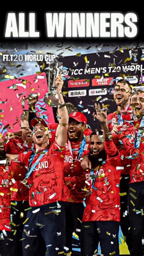 Every T20 World Cup Champion Ever 🔥🏆#cricket