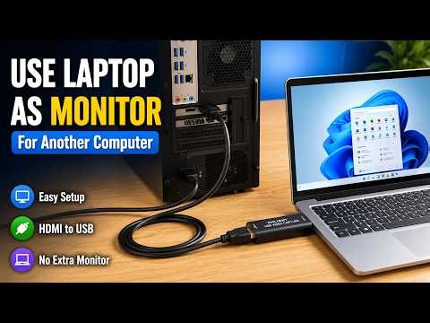 Use Your Laptop as a Monitor for Another Computer [via HDMI]