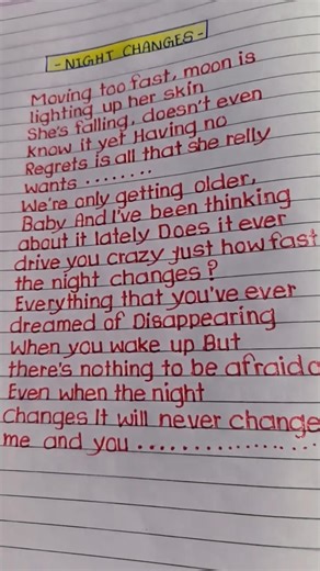 Night Changes🌸One Direction (Lyrics)#ytshorts​ #viralshorts​ #shortsfeed​​ #trending​ #zyanmalik​