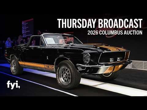 FYI // Barrett-Jackson Thursday Broadcast Replay // 2026 Columbus Auction // Thursday, June 25