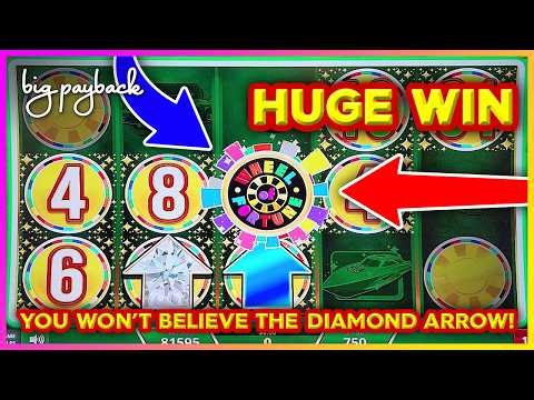 DIAMOND ARROW DREAM → HUGE WIN on NEW Wheel of Fortune Slots!