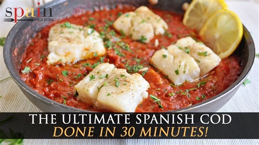 The ultimate Spanish cod recipe in rich tomato sauce