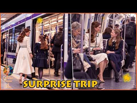 Catherine and Charlotte SPOTTED on the London Underground in Rare Outing That Fans Frenzy