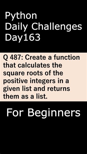 Python Daily Challenges Day163 For Beginners #programming #python #beginners