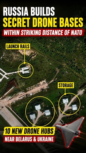 Russia Builds Secret Drone Bases Within Striking Distance Of NATO