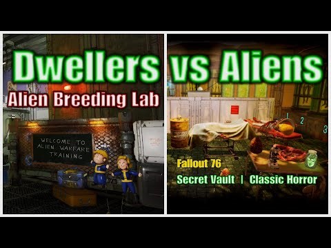 The Alien Experiments: What Went Wrong in the Secret Vault? | Fallout 76 CAMP Shelter tour