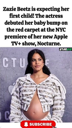 Zazie Beetz Debuts Baby Bump at Nocturne Premiere! ❤️ #shorts #ZazieBeetz #BabyBump