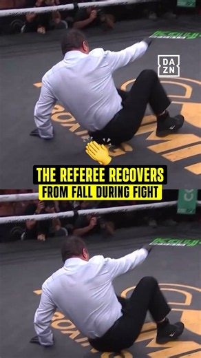 AND THE REF GOES DOWN 😅
