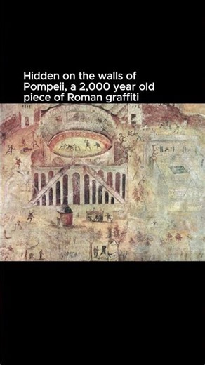 Ancient Roman Graffiti Found in Pompeii #history #pompeii #art