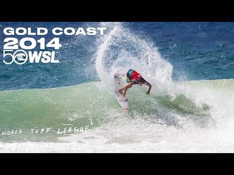 RE-AIR: Gold Coast Pro 2014 - FINALS DAY Historic battles at firing Snapper rocks / WSL50