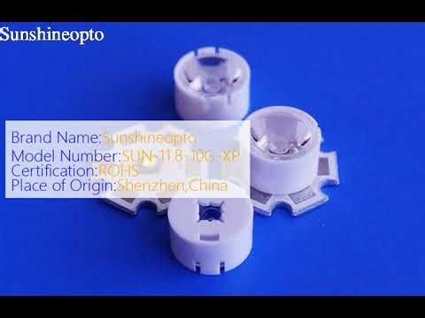 Smallest PMMA LED Lens for XPE XPC LEDs