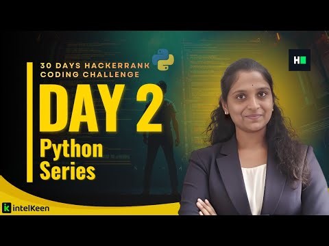 30 Days of Python Coding – Day 2 | Arithmetic Operators with Examples (HackerRank)