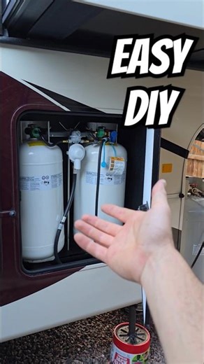 How To Connect Multiple Propane Tanks Together Safely #rvlife #diy