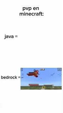 Java PvP VS Bedrock PvP 🔥 #minecraft #viralshort #minecraftguide