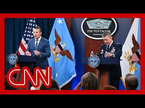 Pentagon briefing: US commander says troops are ‘rearming’ amid ceasefire