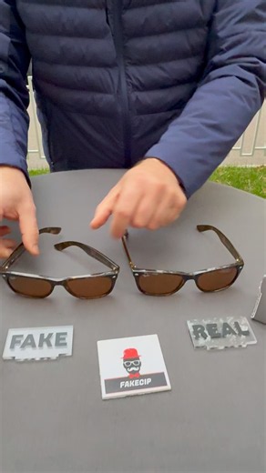 How to spot fake Ray-Ban Wayfarer sunglasses