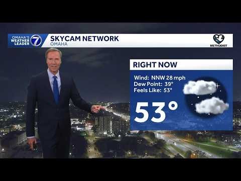 Windy and chillier around Omaha
