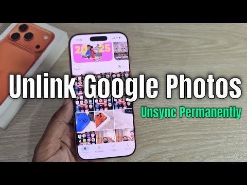 How to unlink google photos from iPhone Permanently?