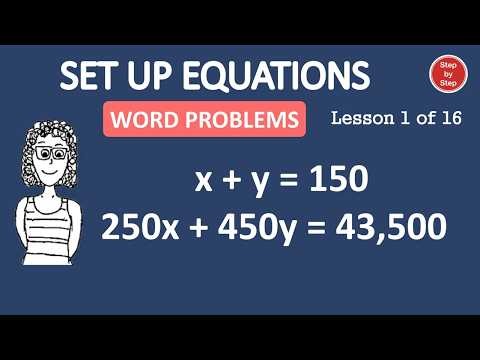 How to Build Simultaneous Equations from Word Problems 📝 | Algebra Skills