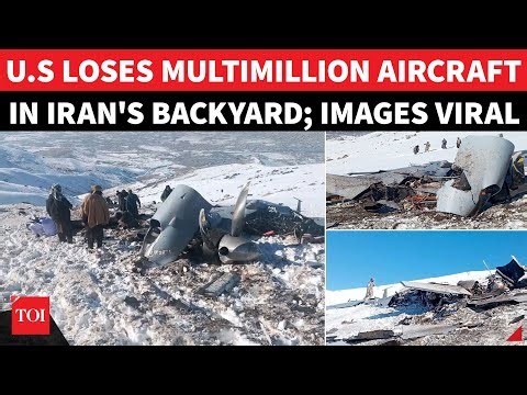 U.S. Aircraft Shot Down In Iran's Backyard? Images Of Wreckage Go Viral | DETAILS
