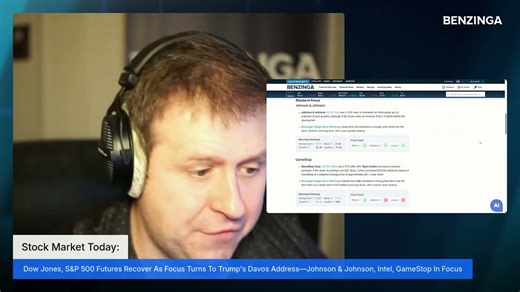 Stock market today: Dow Jones, S&P 500 futures recover as focus turns to Trump's Davos address—Johnson & Johnson, Intel, GameStop in focus