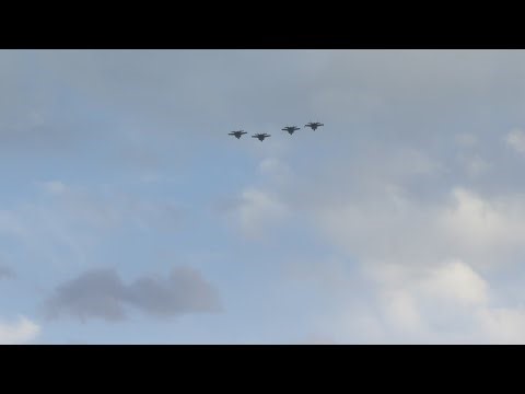 WATCH LIVE: F-35 jets fly over stadium before RSL VS. Inter Miami game kickoff