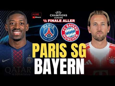 🔴 PSG – BAYERN LIVE | 1/2 FINALE ALLER LDC ! FINALE AVANT L’HEURE 😱🔥