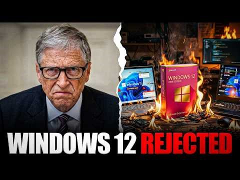 Bill Gates FURIOUS as Users Ditch Windows 12 Before Launch — Microsoft in Crisis!