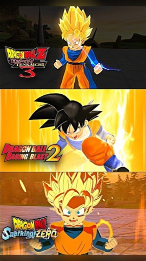 Goten's AMAZING Transformation Evolution! 🔥 BT3 🆚 RB2 🆚SZ #sparkingzero DRAGON BALL #DBZ