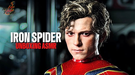 Iron Spider ASMR unboxing Hot Toys