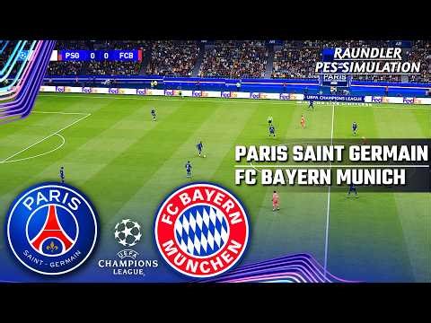 Paris Saint Germain vs Bayern Munich | UEFA Champions League | Semi-Final | PES 21 Simulation