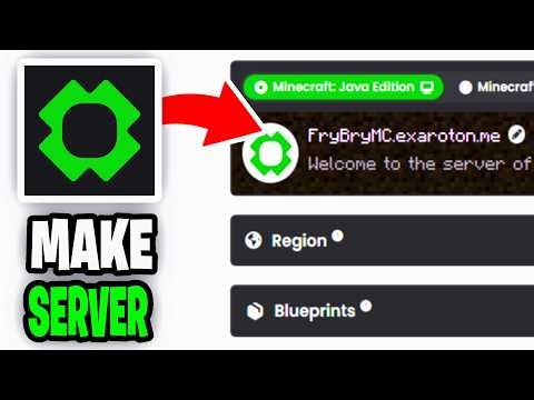How To Make Minecraft Server With Exaroton! - Tutorial