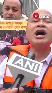 Akhil Gogoi Stages Protest Over Flood- Like Situation In Assam
