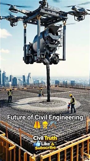 Future of Civil Engineering #civilengineering #construction #education #yt #ytshorts #concretework