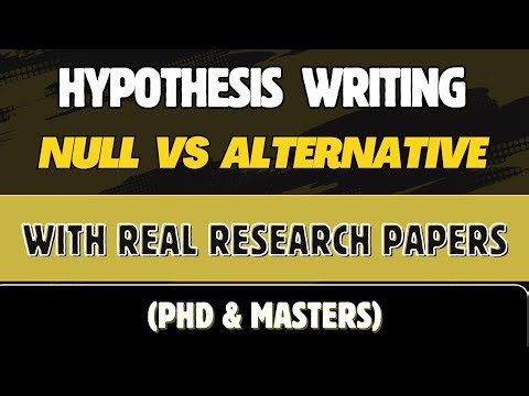 Hypothesis Writing Explained: Null vs Alternative (With Examples)