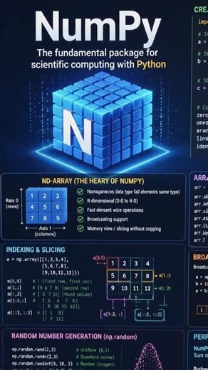 Numpy #programming #coding