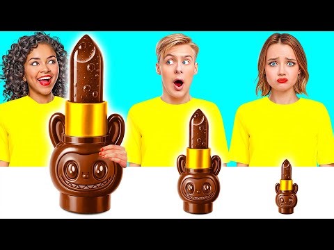 Big, Medium and Small Plate Challenge | Funny Cooking Battle by TeenDO Challenge