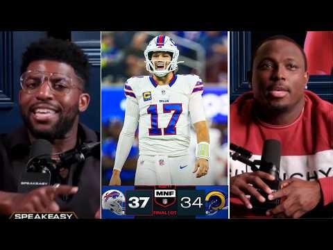 Josh Allen is real MVP! - Acho & Shady on Bills thriller win over Rams 37-34 despite Stafford elite