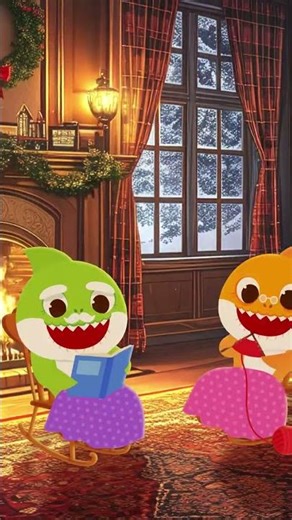 A Very Sharky Christmas! 🎄 #christmas #babyshark