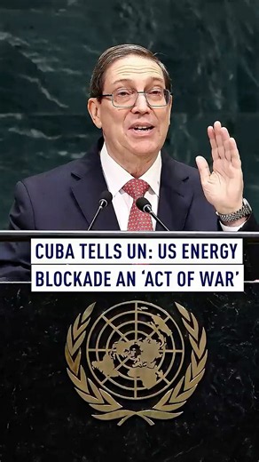 Cuba tells UN: US energy blockade an 'act of war'