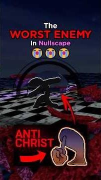 This is the WORST ENEMY in NULLSCAPE 😭🙏 #roblox #forsaken #forsakenroblox
