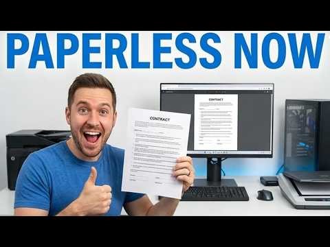 How to Scan a Document from a Printer to a Computer