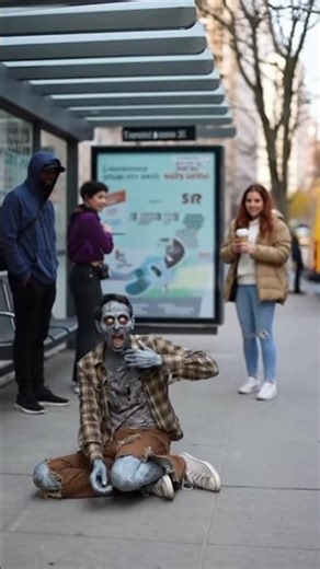 The Undead Got Real Moves! 🧟‍♂️💃 #ZombieDance