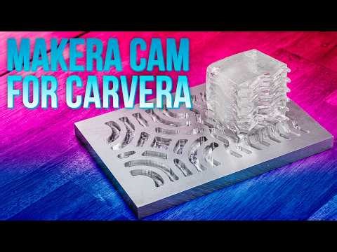 Carvera MakeraCAM Beginner Tutorial | Your First Aluminium Cut!