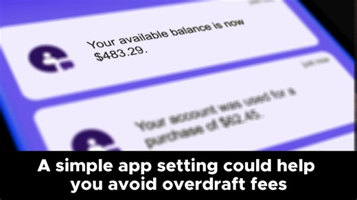 A simple app setting could help you avoid overdraft fees